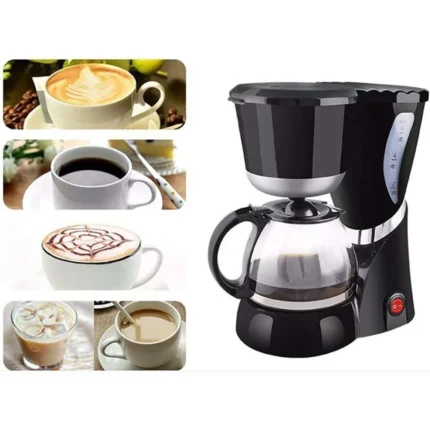 Portable Coffee Machine, Fully Automatic Filter Coffee Machine, Anti Dry, Permanent Filter And Anti Drip System for Making Mocha