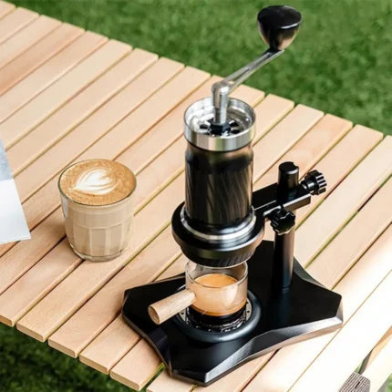 Manual Coffee Machine, Espresso Coffee Maker with Customizable Water Temperature, 9-12bar Variable Pressure,
