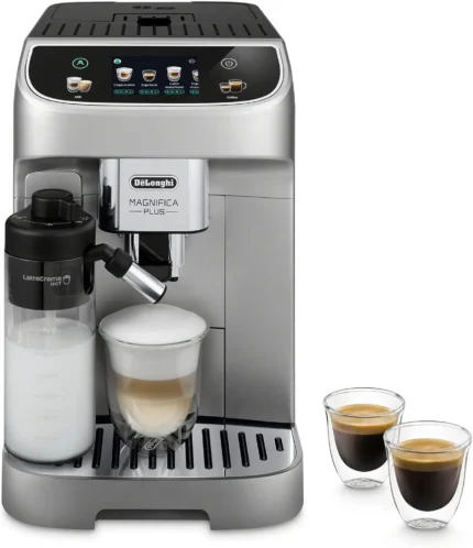 Plus Fully Automatic Espresso Machine with Automatic Milk Frother for 18+ One Touch Recipes, Built-in Grinder, ECAM32070SB