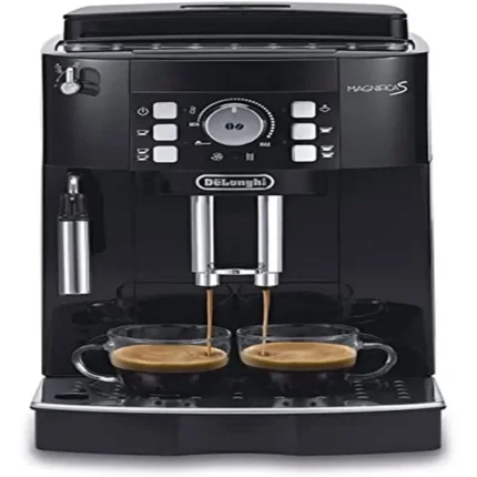 Super-automatic Espresso Coffee Machine Adjustable Grinder Manual Cappuccino Maker Double Boiler System 15 Bar Pressure Delonghi