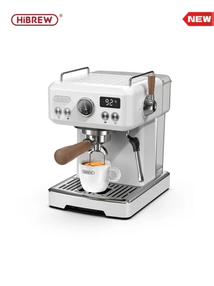 HiBREW Semi Automatic Espresso Coffee Machine DIY Function 20Bar Pressuer Temperature Adjustable For Cappuccino & Latte H10plus