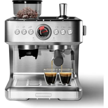 20 Bar Espresso Machine,Professional Coffee Machine with 96 Oz Removable Water Tank for Cappuccino Latte,