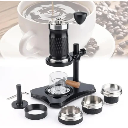 Portable Variable Pressure Coffee Machine, Manual Coffee Machine with Handbag, Water Tank Capacity: 100ml,